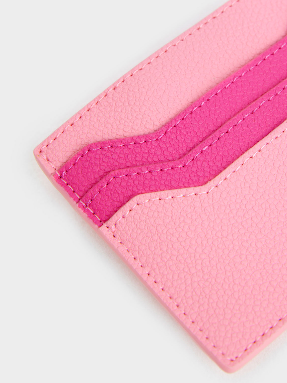 Pink TwoTone MultiSlot Card Holder