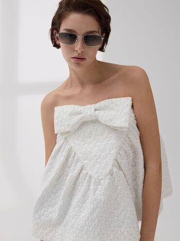 Inara Metallic-Rim Sunglasses, Silver, hi-res