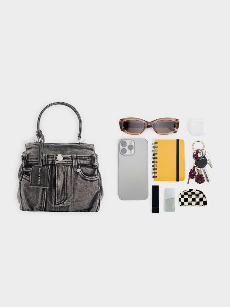 T&uacute;i x&aacute;ch Arita Denim Jeans, Denim Noir, hi-res