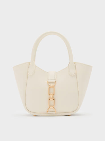 T&uacute;i tote Agatha Chain-Accent, Kem, hi-res