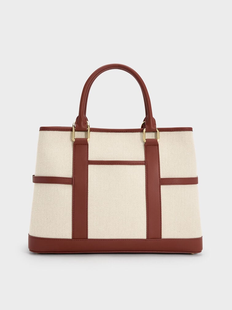 T&uacute;i tote Scottie Canvas, Gạch, hi-res