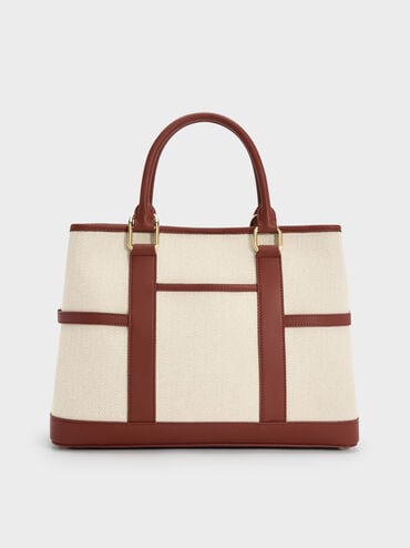 T&uacute;i tote Scottie Canvas, Gạch, hi-res