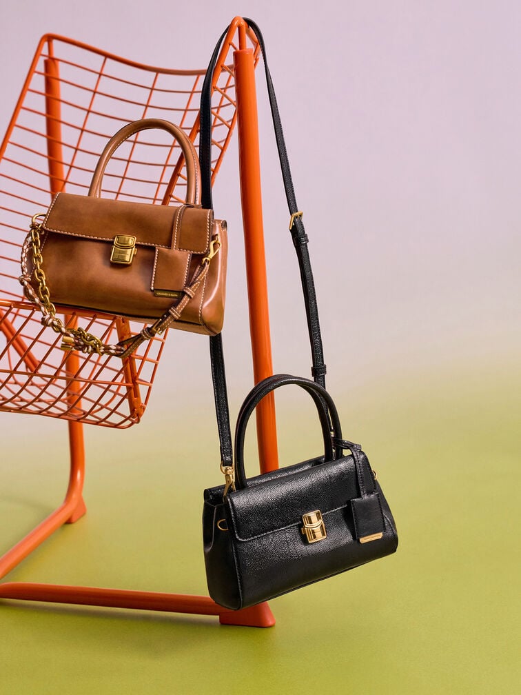 T&uacute;i tote Acelynn Rope-Chain, Distressed Tan, hi-res