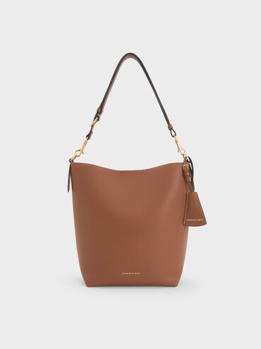 Beryl Bucket Bag, Chocolate, hi-res