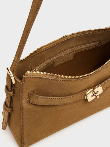 Dinora Belted Shoulder Bag, Sahara Sand, hi-res