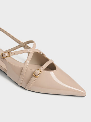 Gi&agrave;y sandals đế thấp Maybelle, Nude, hi-res