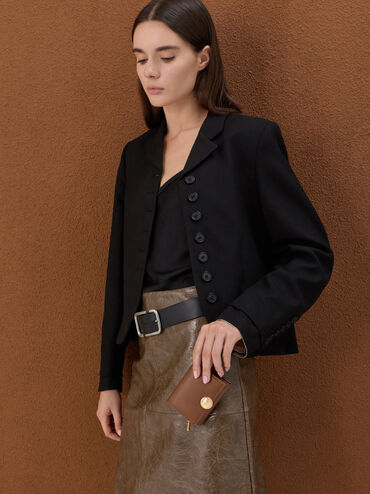 Behn Small Wallet, Chocolate, hi-res