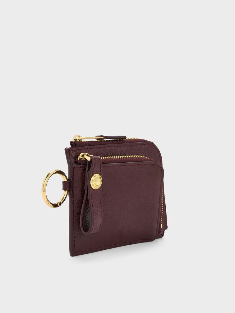 Vega Zip-Around Pouch, Wineberry Red, hi-res