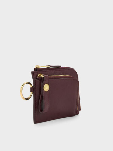 Vega Zip-Around Pouch, Wineberry Red, hi-res