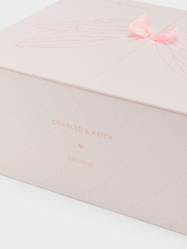 Cressida Quilted Top Handle Bag With Bag Charms, Cotton Candy Pink, hi-res