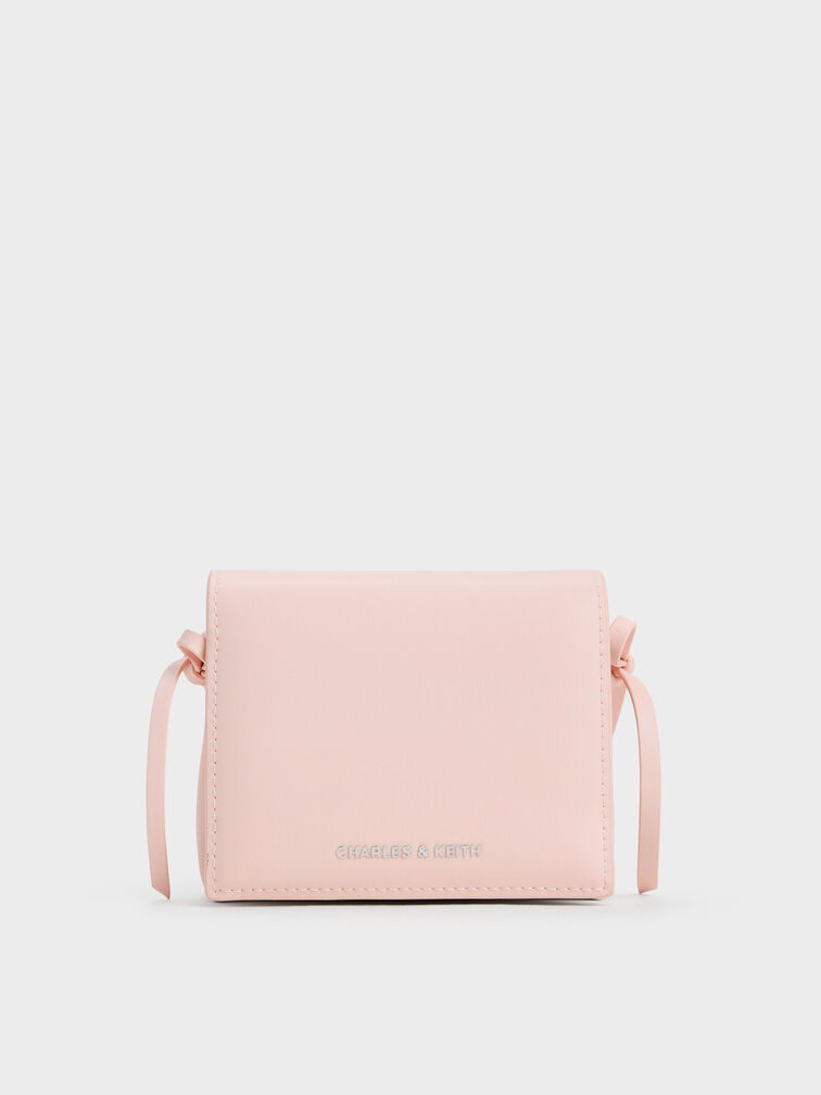 V&iacute; ngắn d&aacute;ng gập Hazel Bow, Soft Pink, hi-res