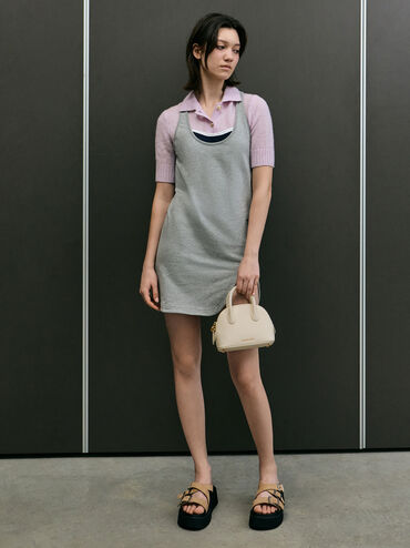 Beryl Bowling Bag, Cream, hi-res
