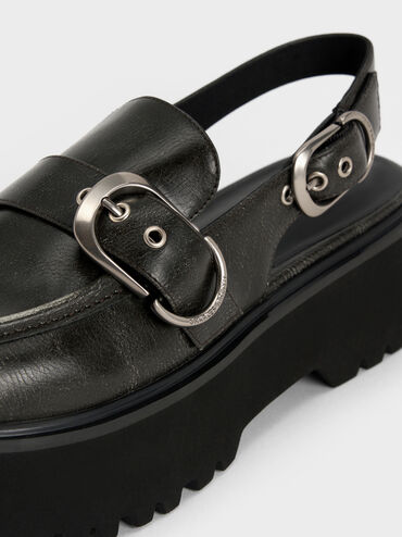 Gi&agrave;y sandals đế cao Eliot Platform, X&aacute;m, hi-res