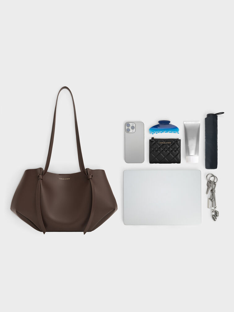 Túi tote Calla, Nâu sẫm, hi-res