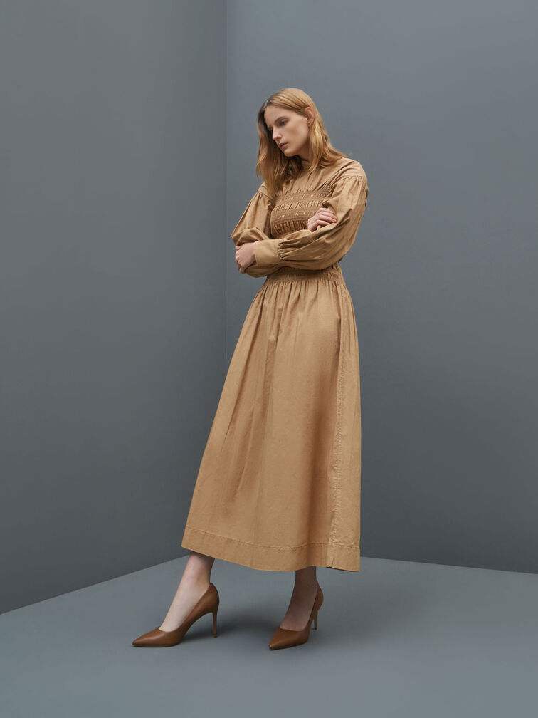 Gi&agrave;y cao g&oacute;t mũi nhọn Pointed Toe Stiletto, N&acirc;u, hi-res