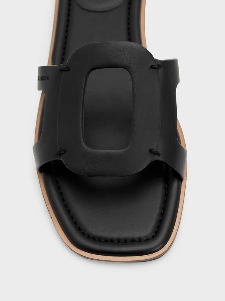 D&eacute;p quai ngang Cut-Out, Đen, hi-res