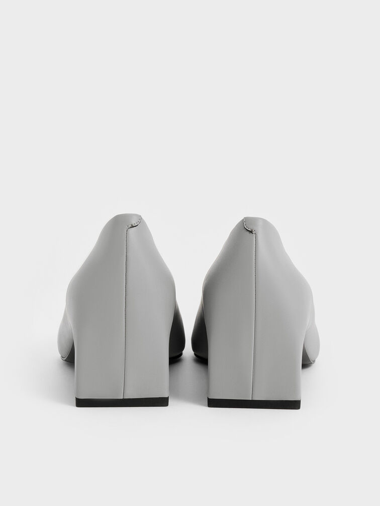 Gi&agrave;y cao g&oacute;t mũi nhọn Lorde Blade-Heel Pointed-Toe, X&aacute;m, hi-res