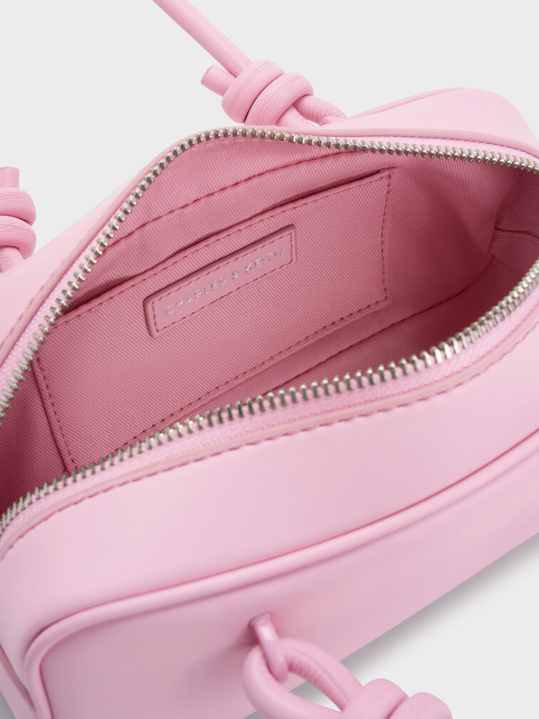 T&uacute;i x&aacute;ch Sammie Knotted-Handle, Bubble Gum Pink, hi-res