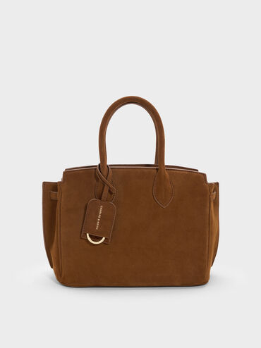 Ginevra Tote Bag, Pecan Brown, hi-res