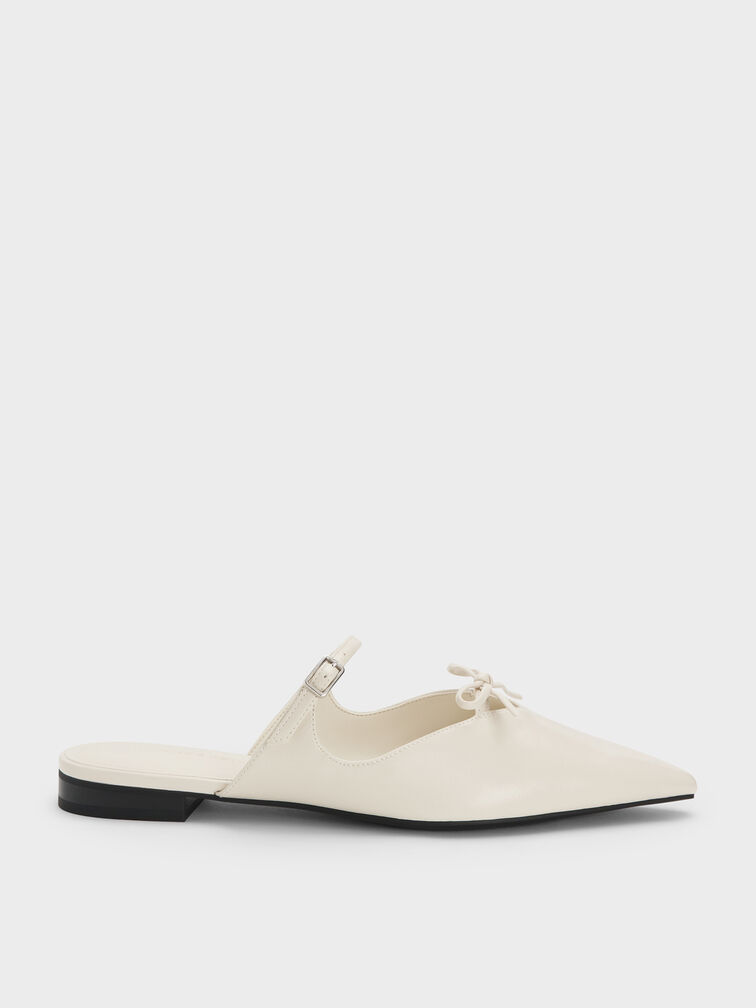 Gi&agrave;y mules cao g&oacute;t mũi nhọn, Phấn, hi-res