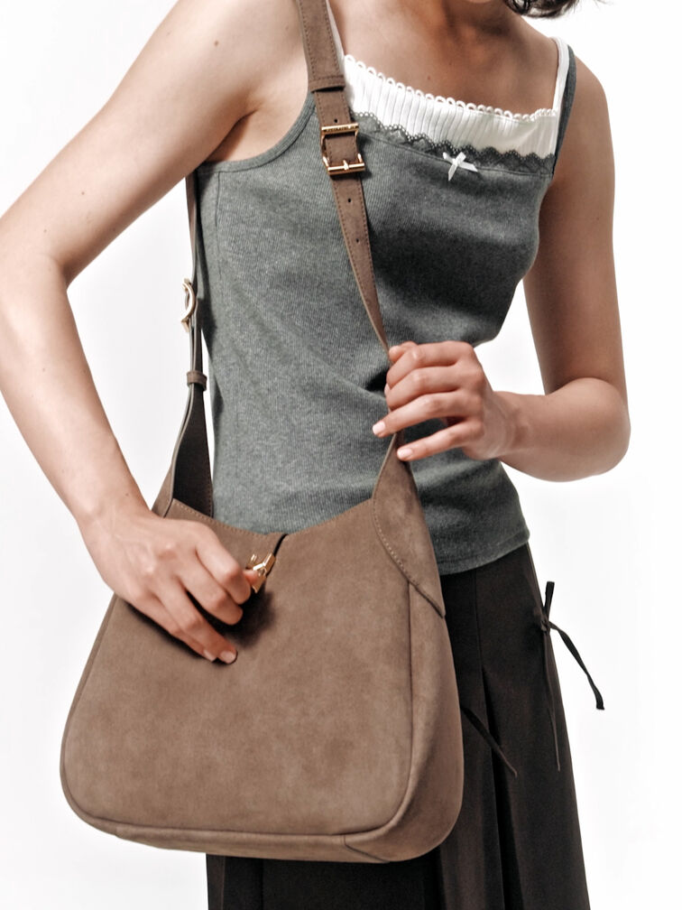 Adalyn Hobo Bag, Mocha Brown, hi-res