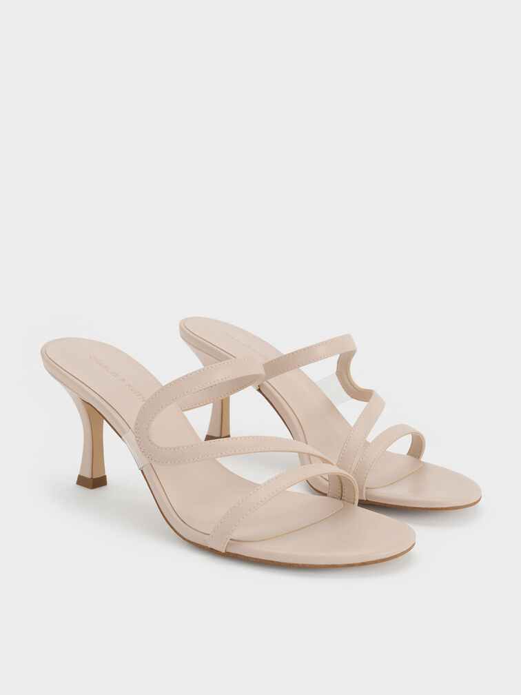 Gi&agrave;y mules cao g&oacute;t Arden, Hồng nhạt, hi-res