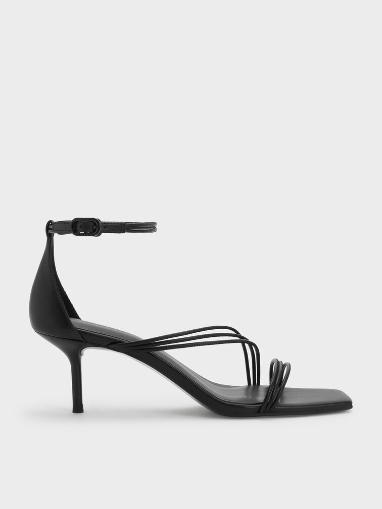 Fianna Ankle-Strap Stiletto Sandals, Black, hi-res