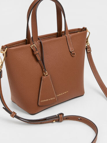 Mini Beryl Tote Bag, Chocolate, hi-res