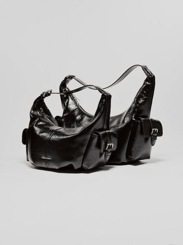 T&uacute;i đeo ch&eacute;o Bessie Side-Pocket, Noir, hi-res