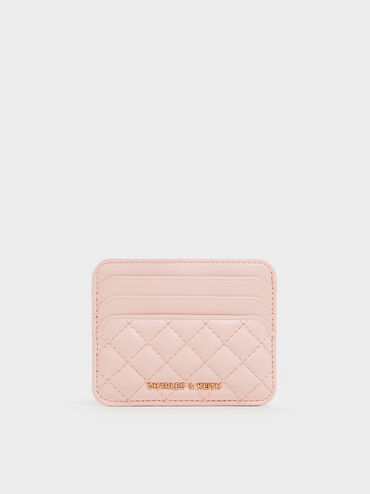 V&iacute; đựng thẻ Cleo Quilted, Soft Pink, hi-res