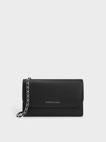 V&iacute; d&agrave;i nắp gập Magnetic Front Flap, Noir, hi-res