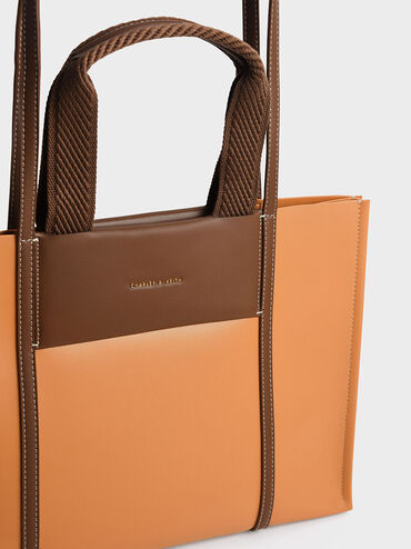 Shalia Tote Bag, Pumpkin, hi-res