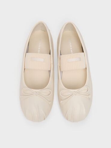 Winona Mary Jane Flats, Chalk, hi-res