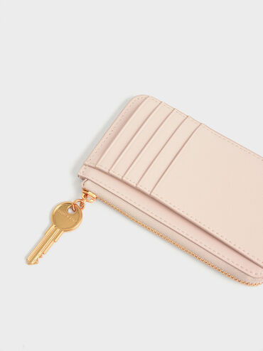 Lane Key Zip-Around Wallet, Light Pink, hi-res