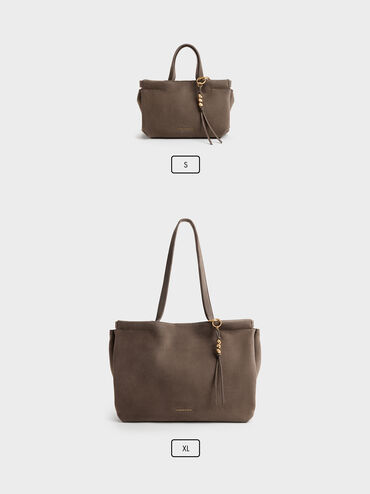 T&uacute;i tote tua rua Mini Zephyr, Stone Grey, hi-res