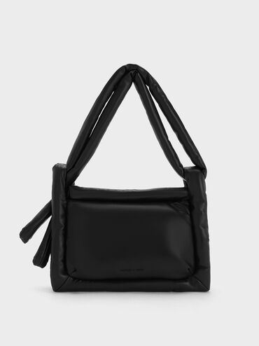 Errya Puffy Crossbody Bag, Jet Black, hi-res