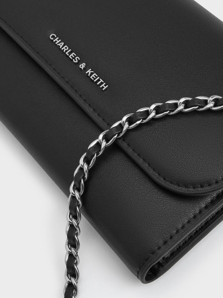 V&iacute; d&agrave;i nắp gập Magnetic Front Flap, Noir, hi-res