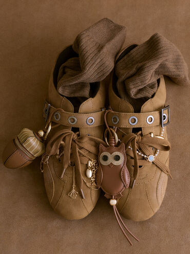Jollie Grommet Mary Jane Sneakers, Sand, hi-res