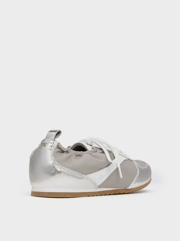 Gi&agrave;y sneakers cổ thấp Jace, Bạc, hi-res