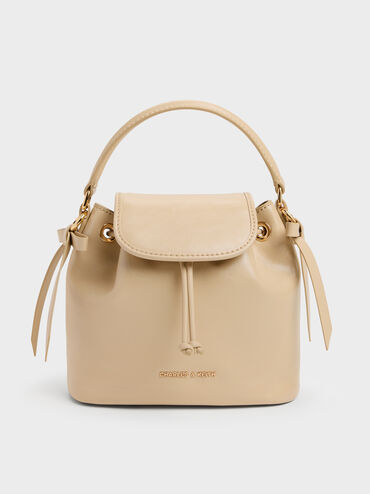 T&uacute;i x&aacute;ch nắp gập Dalia, Sand Beige, hi-res