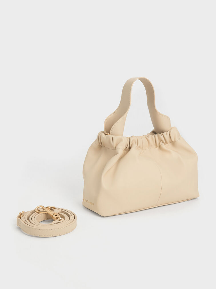T&uacute;i x&aacute;ch h&igrave;nh thang Ally Ruched Slouchy, Be, hi-res