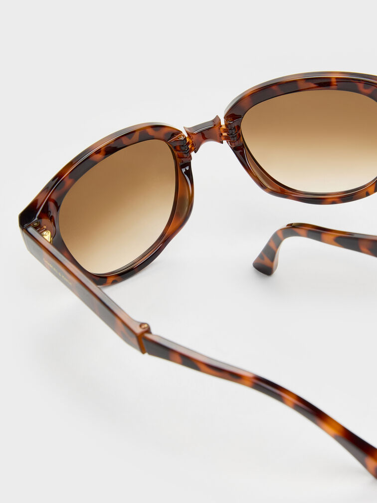 Brea Round Sunglasses, T. Shell, hi-res