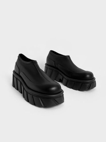Giày sneakers nữ Aberdeen Slip-On, Đen, hi-res