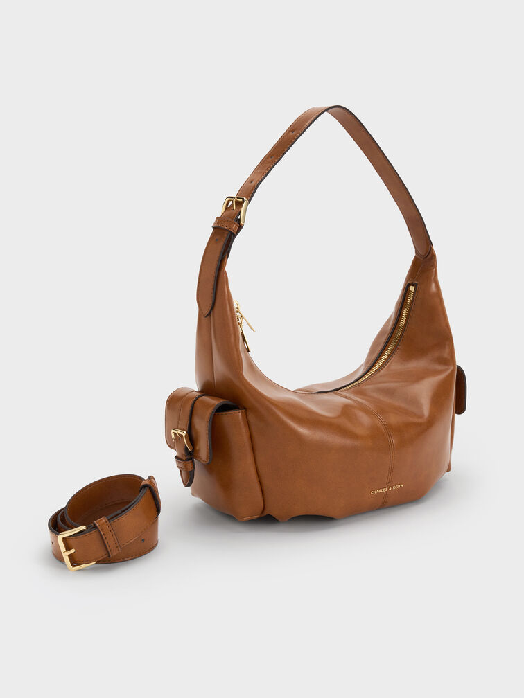T&uacute;i đeo ch&eacute;o Bessie Side-Pocket, Distressed Tan, hi-res