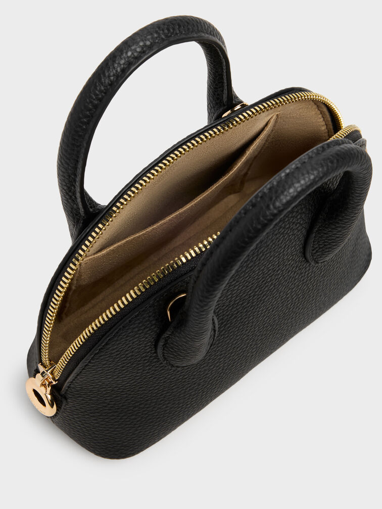 Beryl Bowling Bag, Black, hi-res