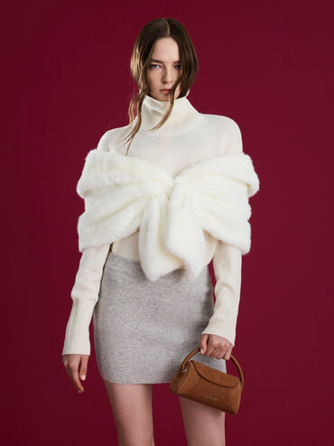 T&uacute;i x&aacute;ch b&eacute; g&aacute;i Nelly Recycled Suede & Corduroy, N&acirc;u, hi-res