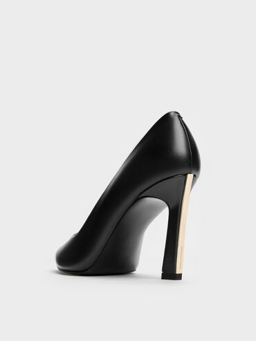 Kerra Pointed High Heels, Black, hi-res