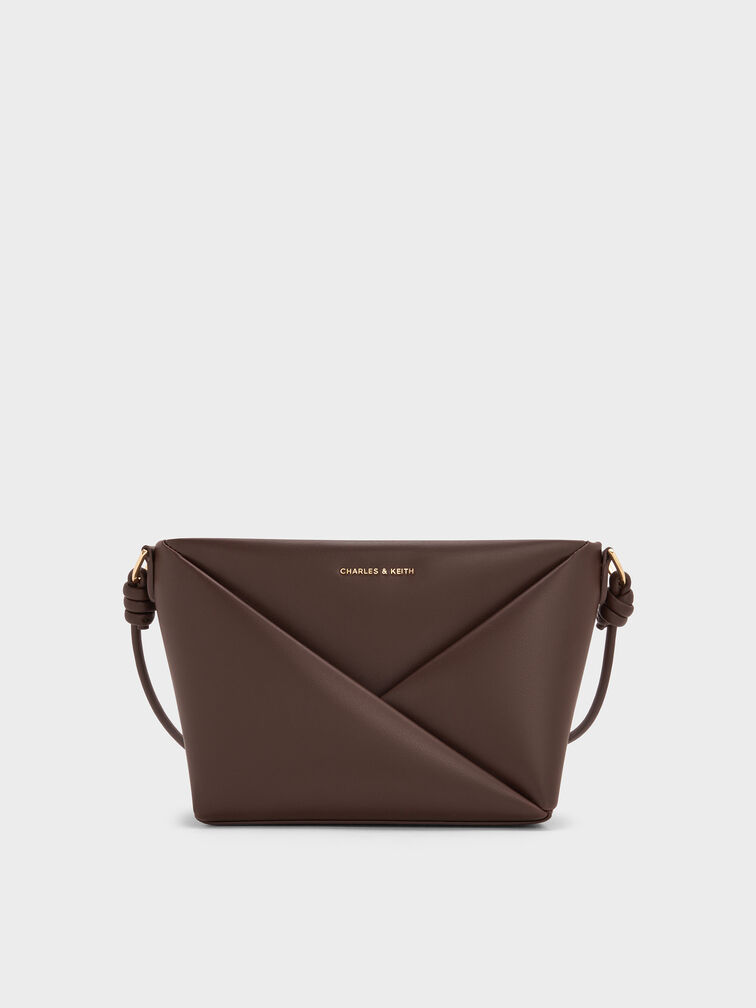 Midori Geometric Crossbody Bag, Espresso Brown, hi-res