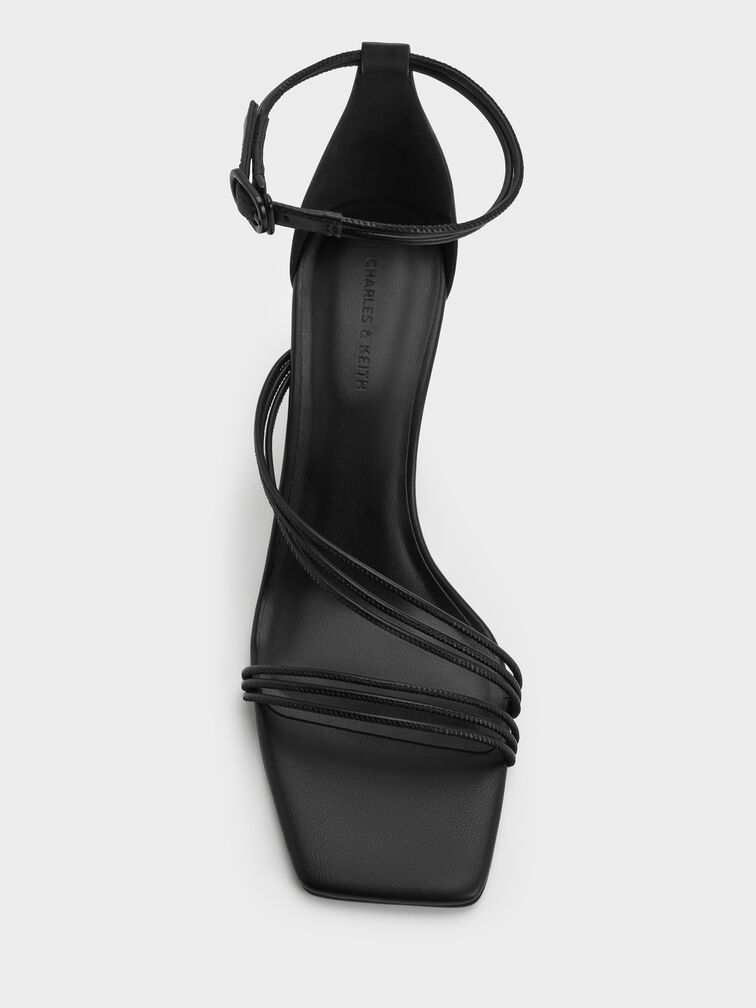 Fianna Ankle-Strap Stiletto Sandals, Black, hi-res
