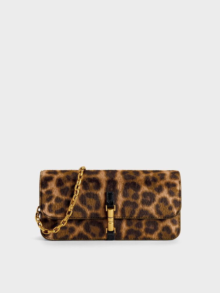 V&iacute; d&agrave;i nắp gập Cesia Leopard-Print, Nhiều m&agrave;u, hi-res